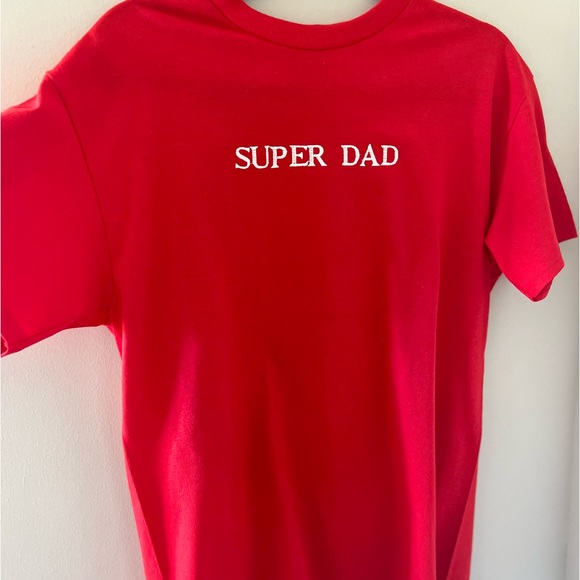 Super Dad embroidered T shirt - Picture 2 of 3